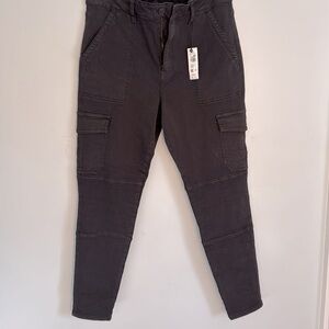 Garage brand Frankie Cargo pant in jet black size 13